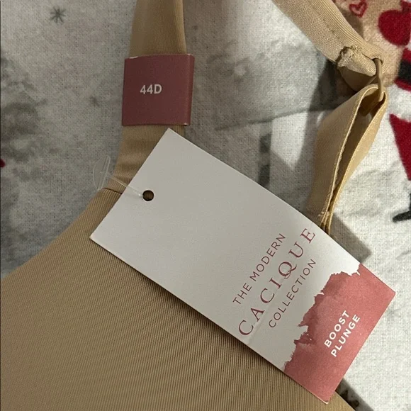 Cacique Beige Full-Coverage Bra - Picture 2 of 4